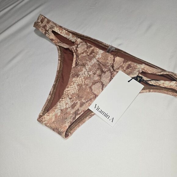 Vitamin A Sand Snake Brazilian Bikini Bottoms - Picture 4 of 16